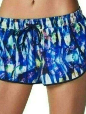 Fabletics Carrie Women’s Small Multicolor Quick Dry Mid Rise Athletic Shorts